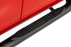 Ford Bronco Nerf Steps - 4-Door - Rough Country - 3-Inch Tube - '21-'26